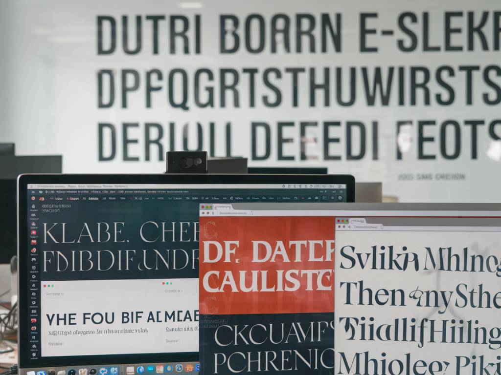 Typografie-trends: wie schriftarten das digitale design prägen