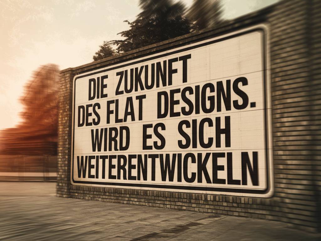 Die zukunft des flat designs: wird es sich weiterentwickeln?